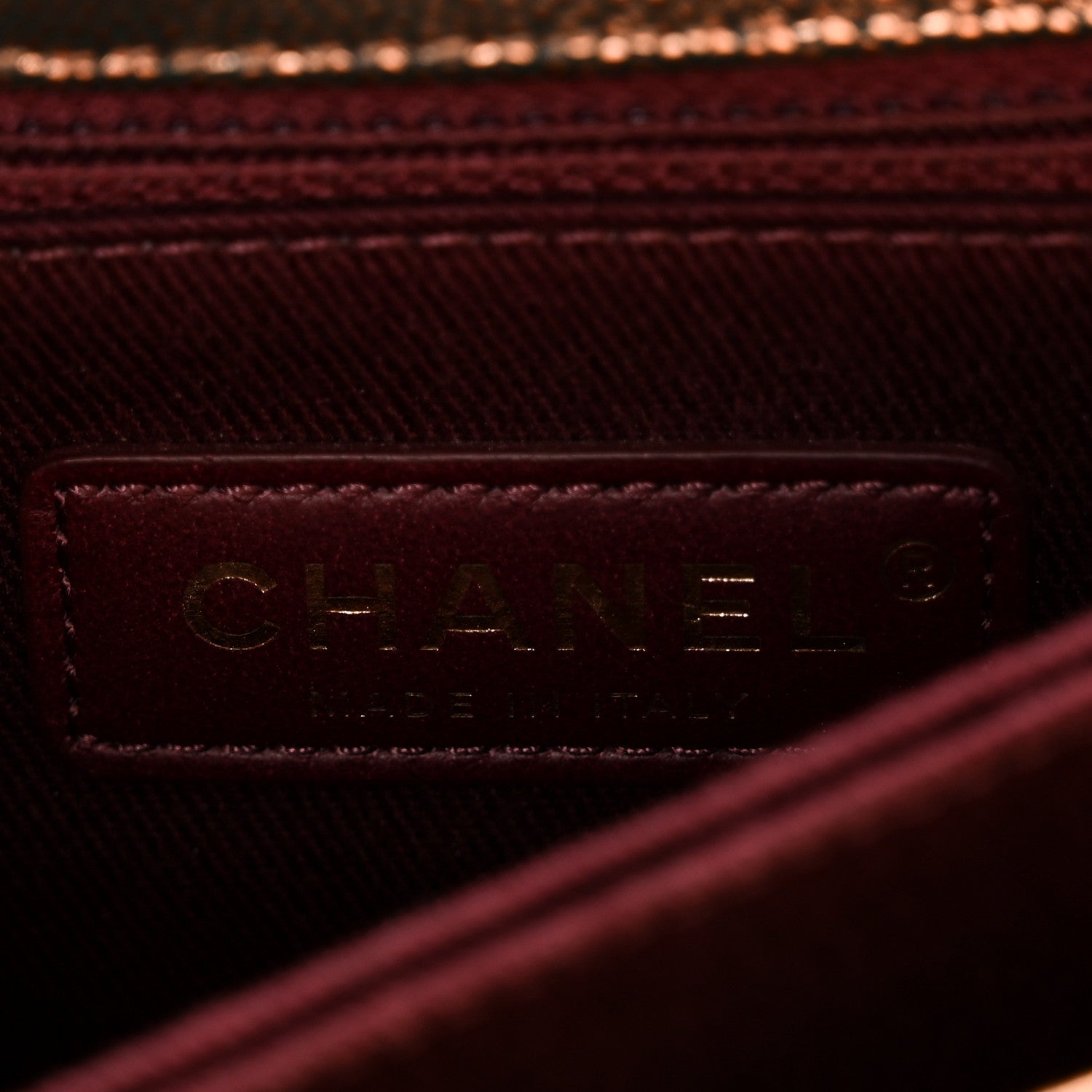 Chanel Metallic Caviar Quilted Mini Coco Handle Flap Gold 6 of 10