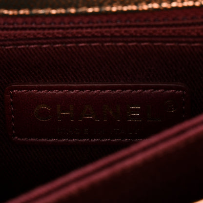 Chanel Metallic Caviar Quilted Mini Coco Handle Flap Gold 6 of 10