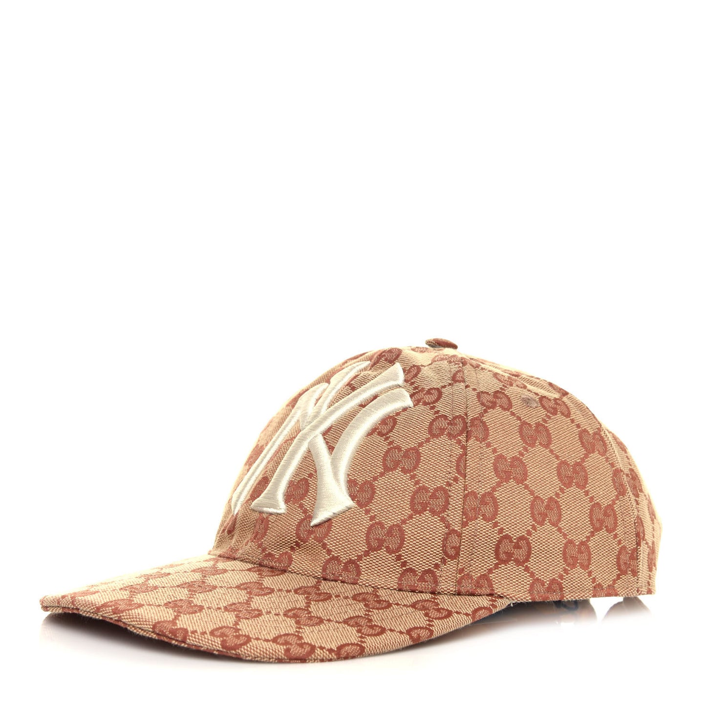 X MLB Monogram NY Yankees Baseball Hat 55-59 Beige Ruggine