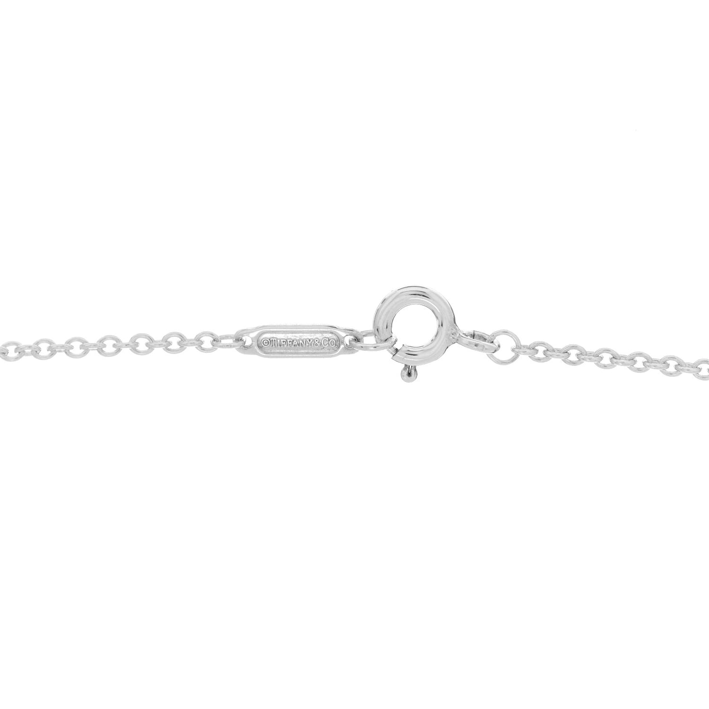 Sterling Silver 1837 Interlocking Circles Lariat Necklace