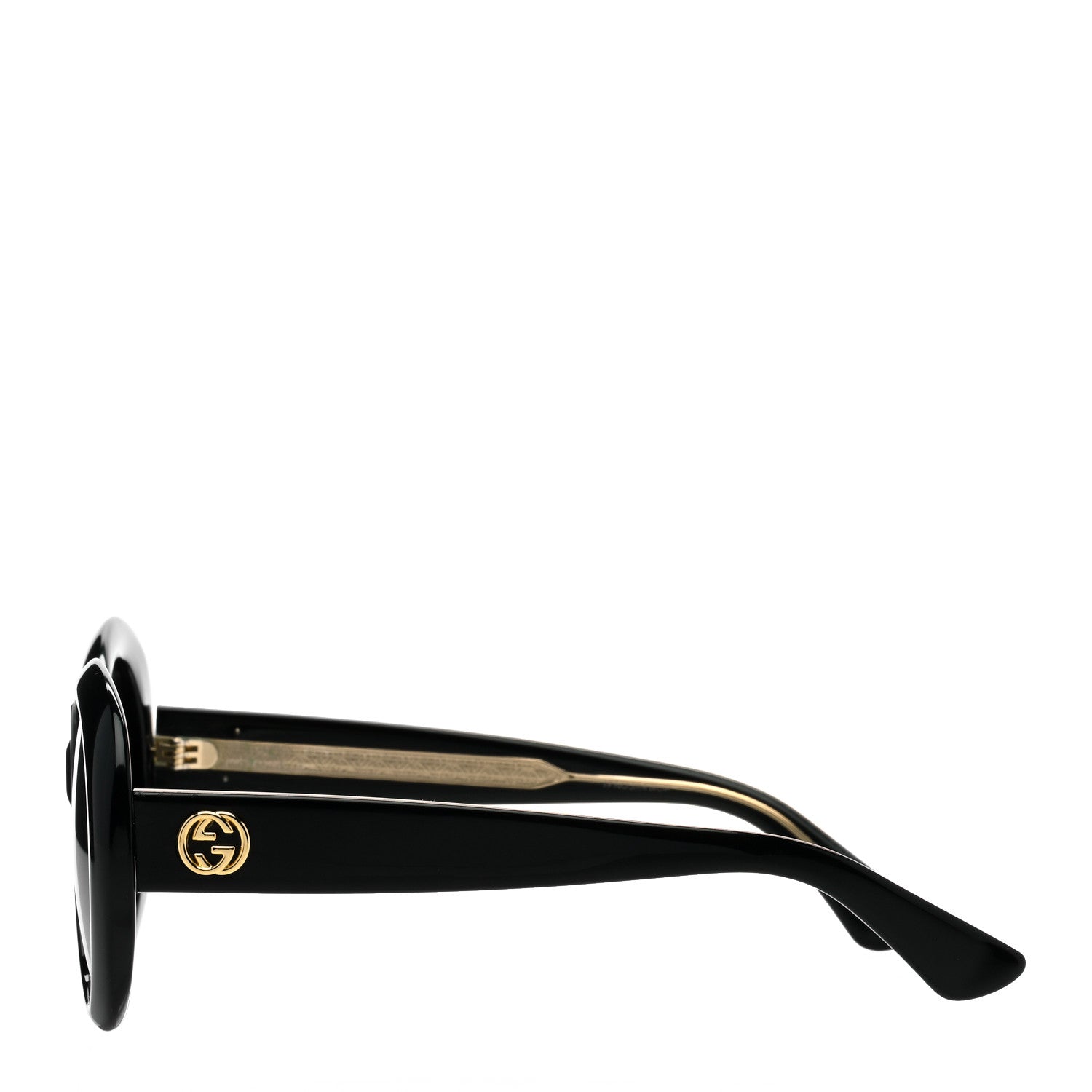 Gucci Round Sunglasses GG0140SA Black 3 of 5