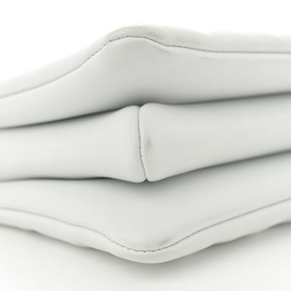 Louis Vuitton Lambskin Embossed Monogram Coussin BB White 9 of 12