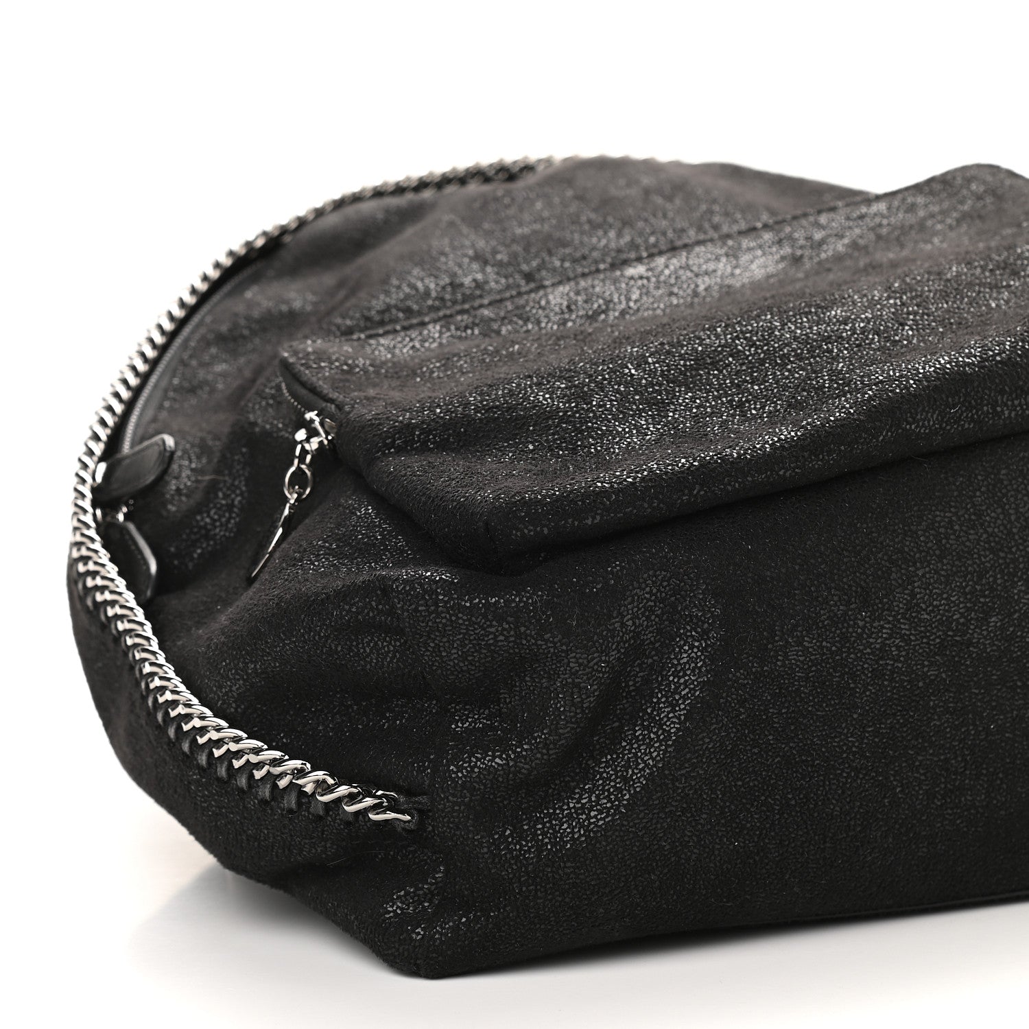 Stella McCartney Shaggy Deer Small Falabella Backpack Black 8 of 9