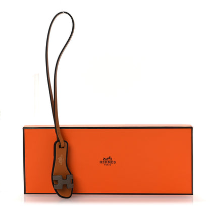 Hermes Epsom Butler Calfskin Hunter Oran Nano Bag Charm Etoupe 5 of 5