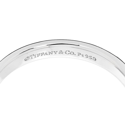 Tiffany Platinum 3mm Classic Wedding Band Ring 58 8.25 4 of 4