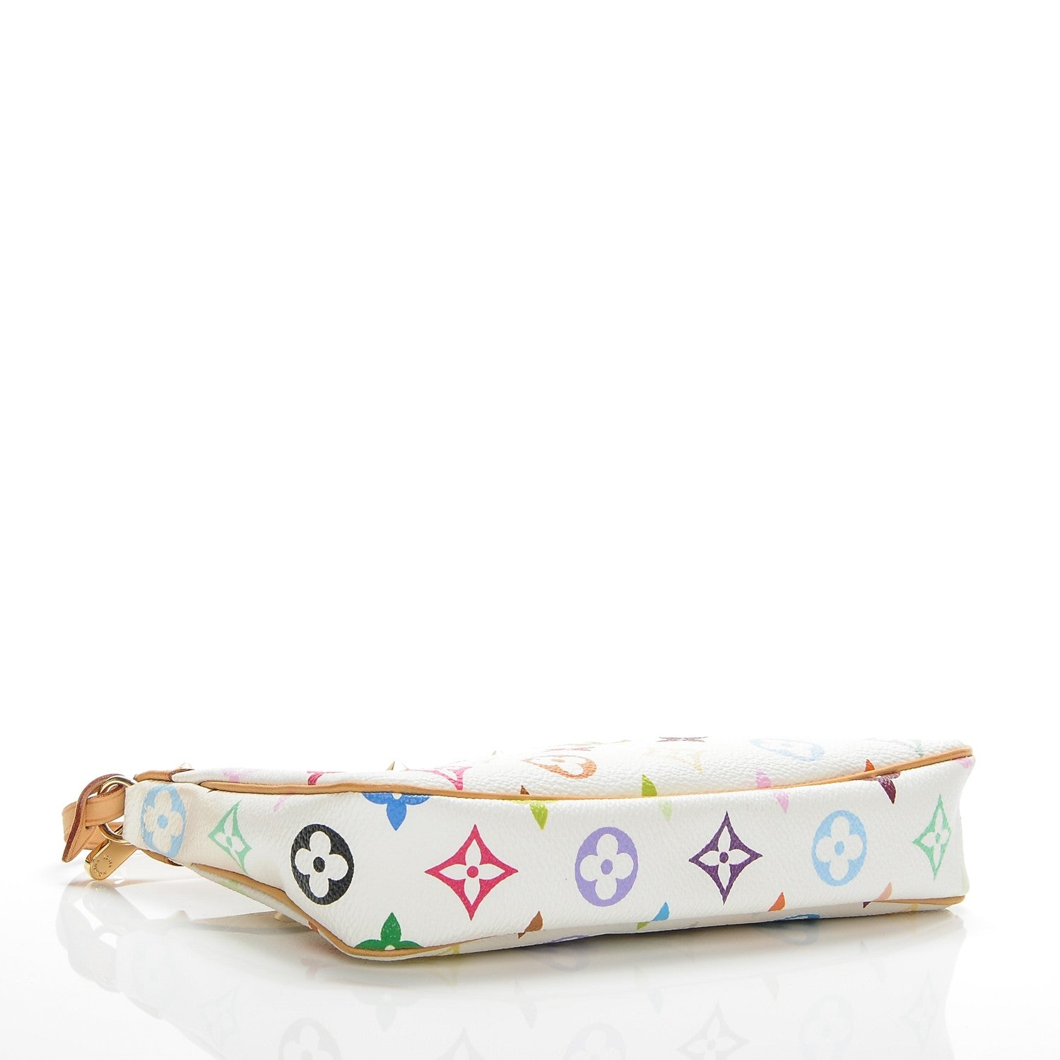 Louis Vuitton Monogram Multicolor Pochette Accessories White 4 of 6