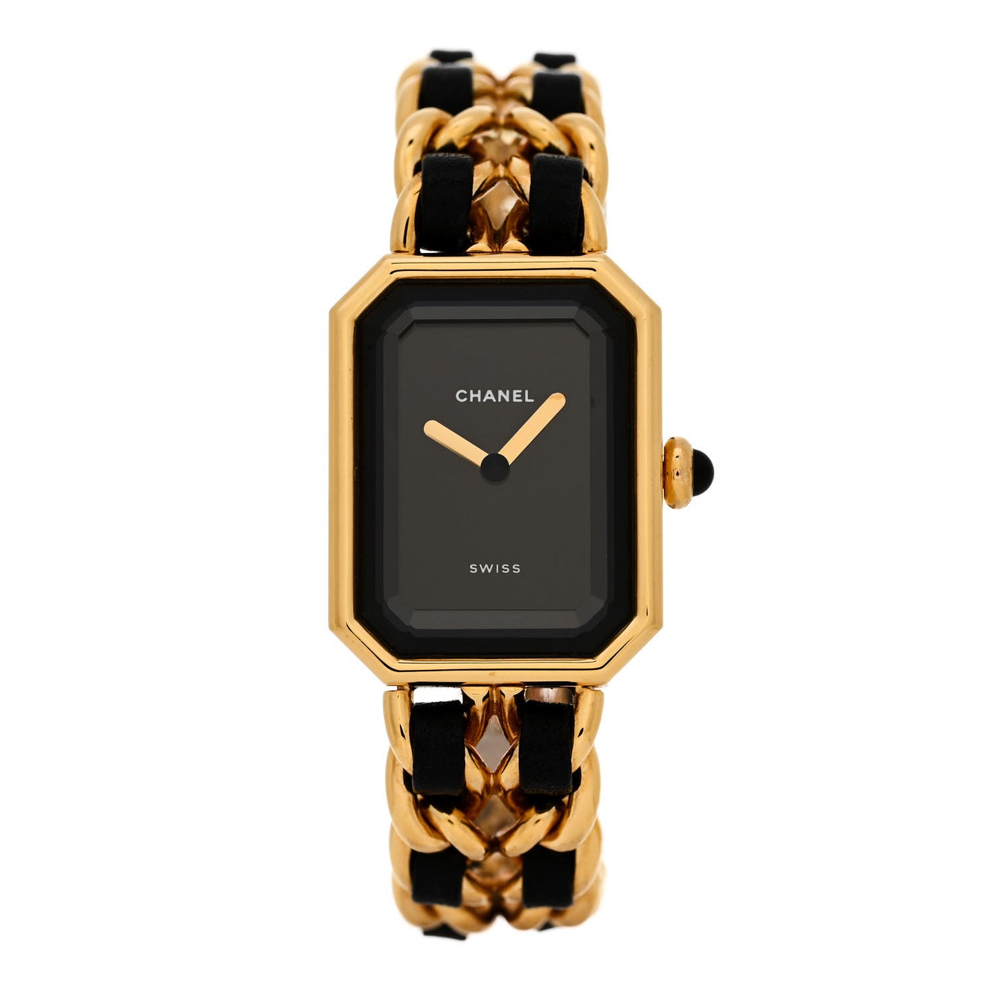 Stainless Steel Lambskin 20mm Chain Premiere Quartz Watch Gold M