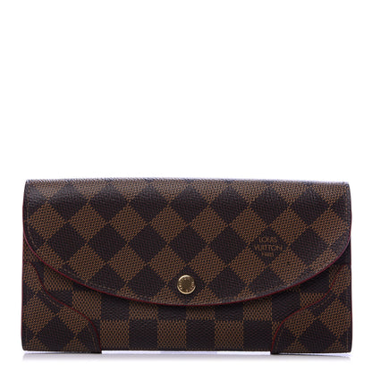 Louis Vuitton Damier Ebene Caissa Wallet Cherry 1 of 7