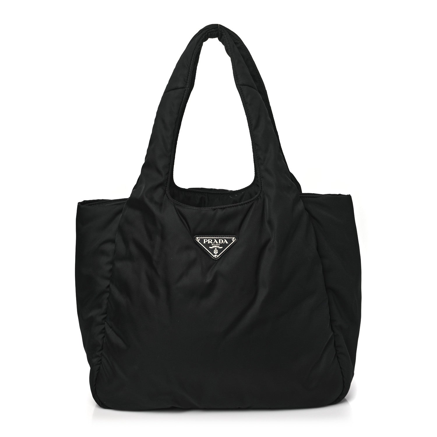 Prada Re-Nylon Soft Padded Large Tote Bag Black 1 of 13