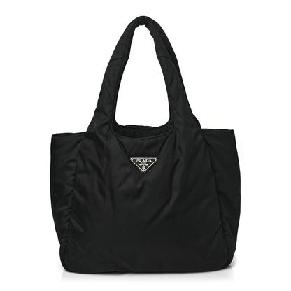 Prada Re-Nylon Soft Padded Large Tote Bag Black 1 of 13