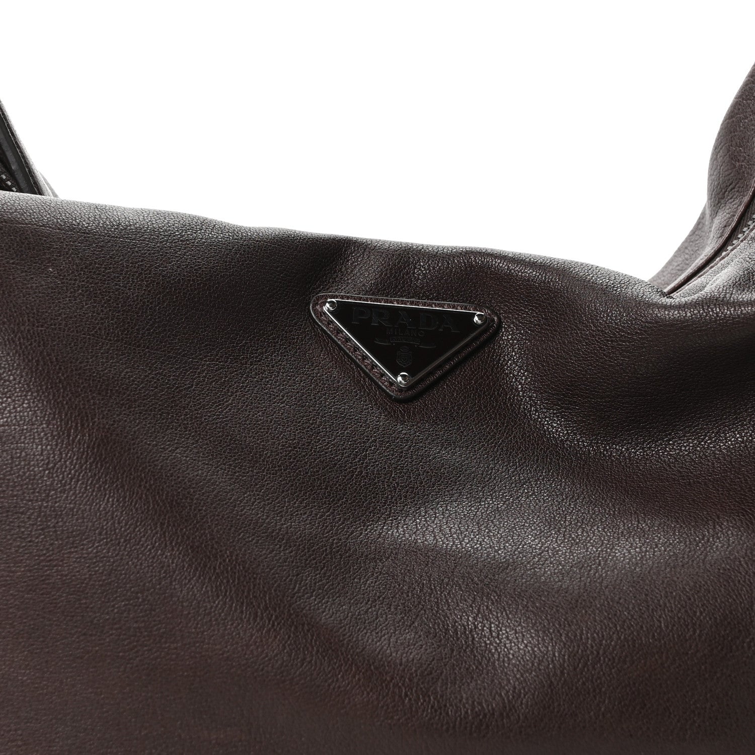 Prada Bullhide Large Explore Shoulder Bag Coffee 7 of 9