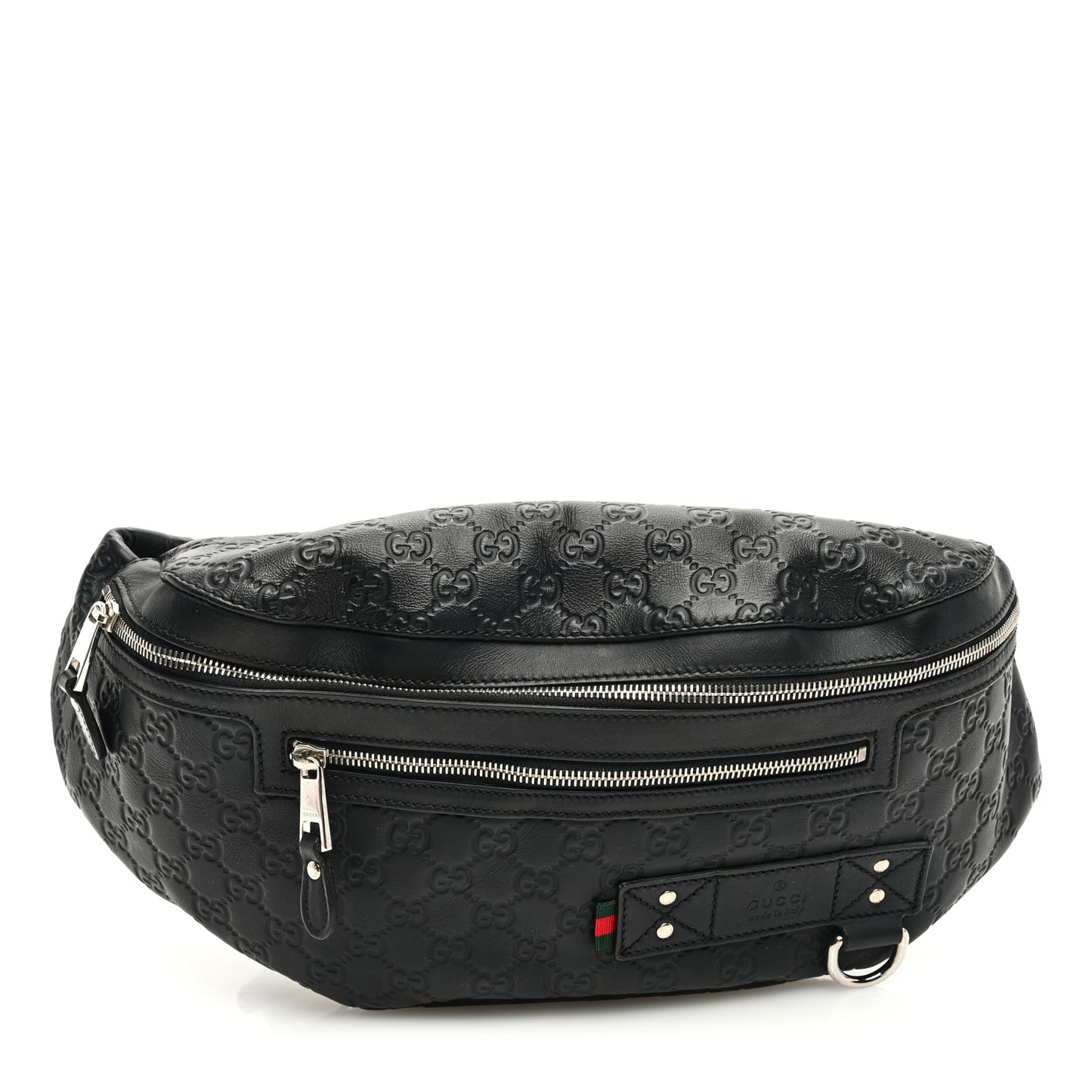 Guccissima Web Belt Bag Black