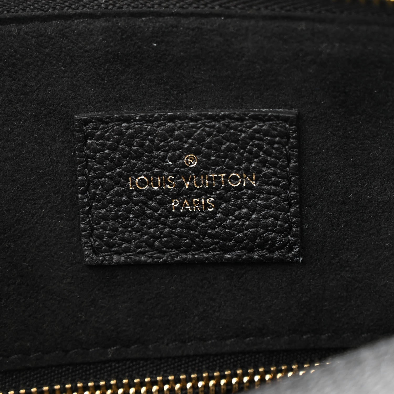 Louis Vuitton Empreinte Monogram Giant Speedy Bandouliere 25 Black 7 of 9