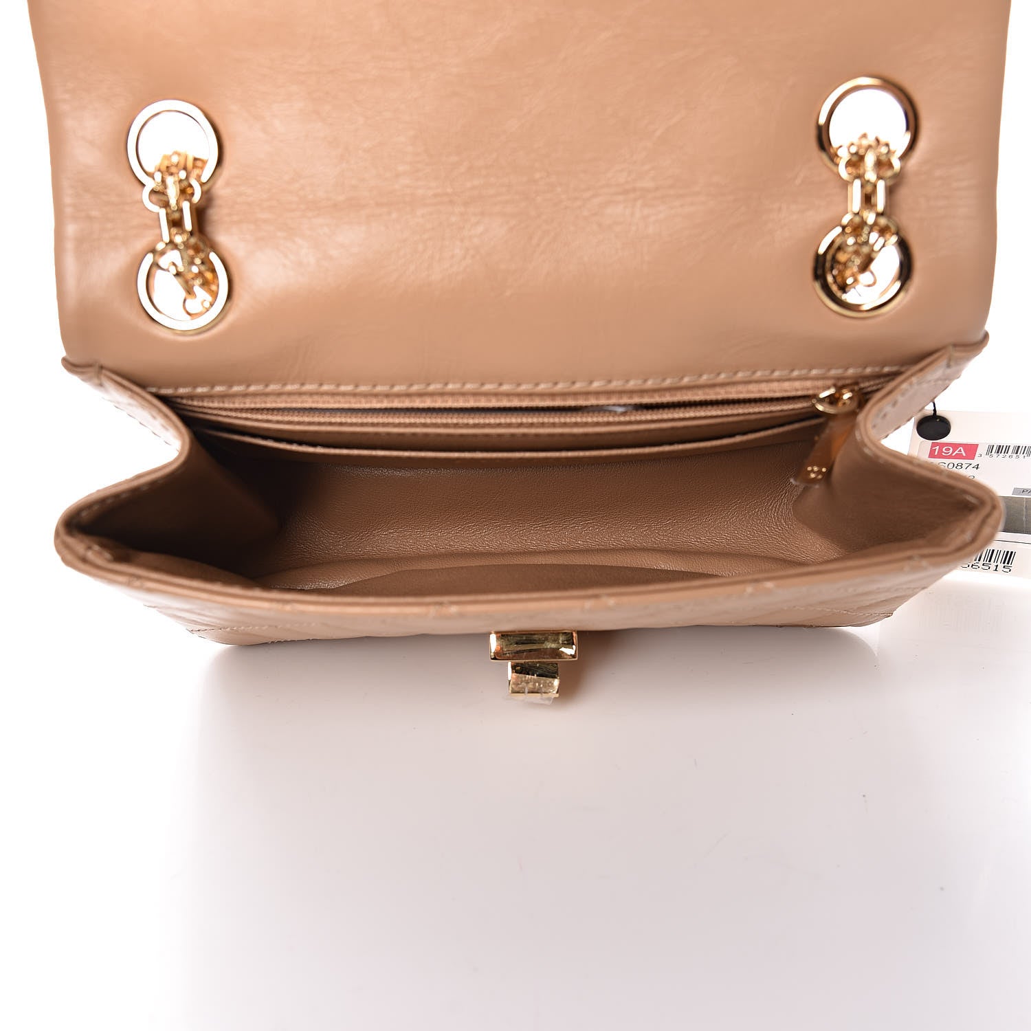 Chanel Aged Calfskin Quilted 2.55 Reissue Mini Flap Beige 5 of 11