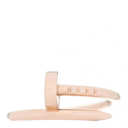 Cartier 18K Pink Gold Small Juste Un Clou Ring 46 3.75 1 of 5