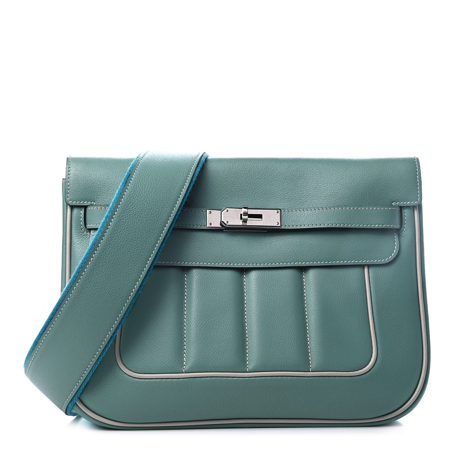 Hermes Evercolor Sac Berline 28 Ciel Gris 2 of 5
