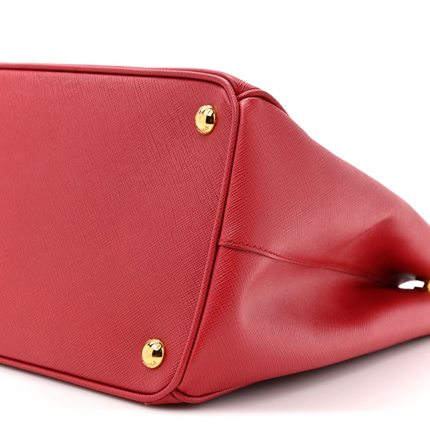 Saffiano Lux Large Galleria Double Zip Tote Fuoco