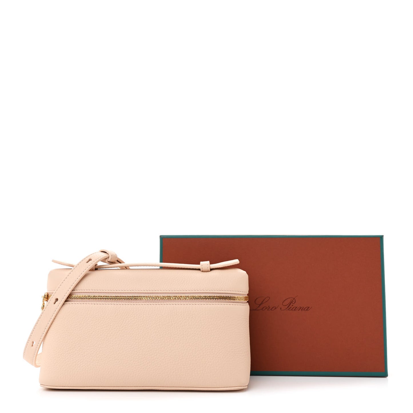 Grained Calfskin L19 Extra Pocket Pouch Creamed Honey