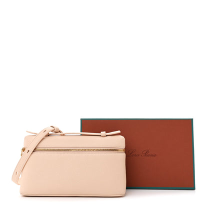 Loro Piana Grained Calfskin L19 Extra Pocket Pouch Creamed Honey 12 of 12