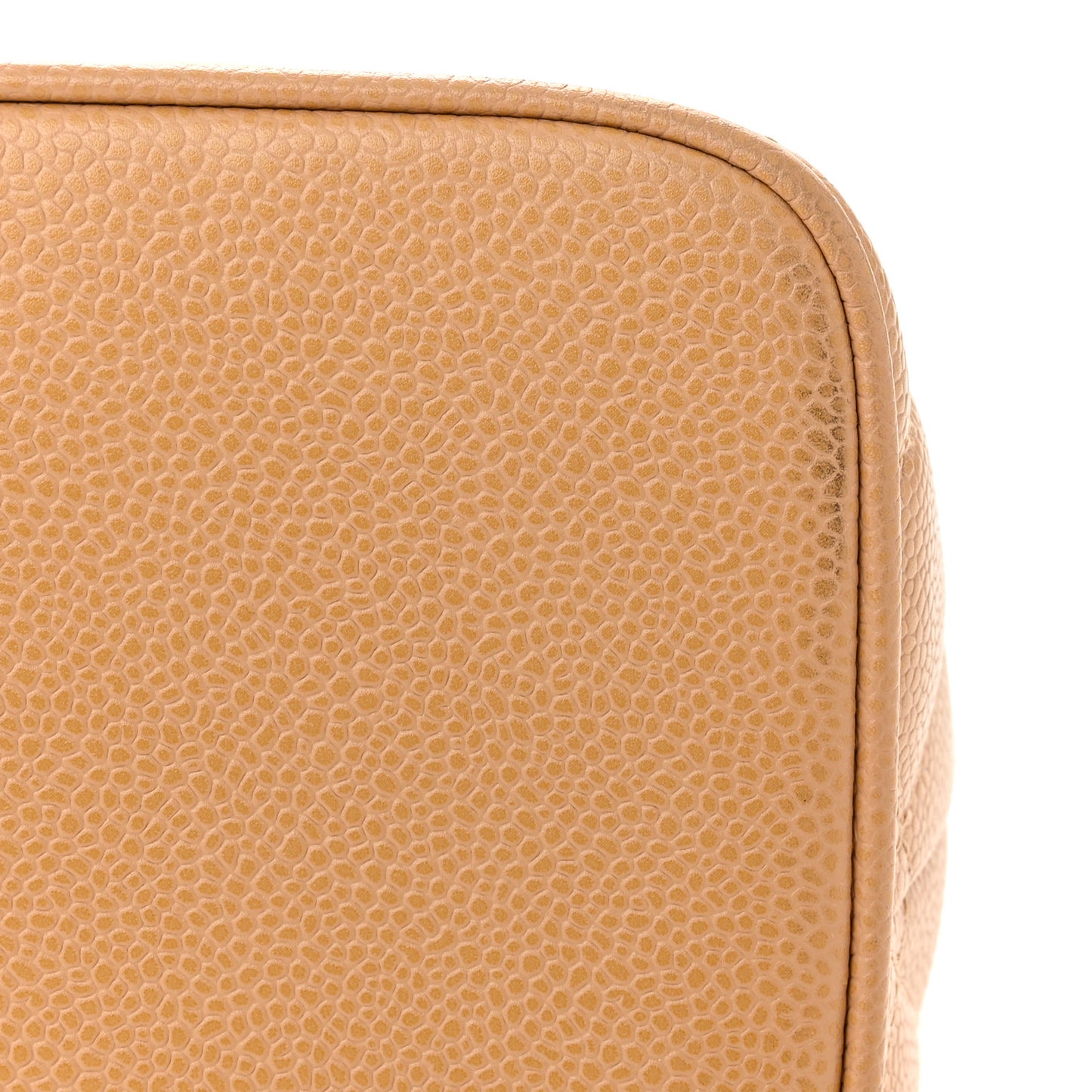 Caviar Quilted Medallion Tote Beige