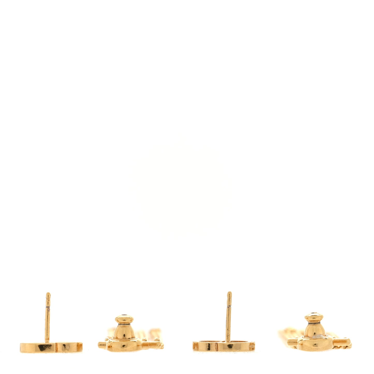 Danseuse Etolie Chain Drop Earrings Gold