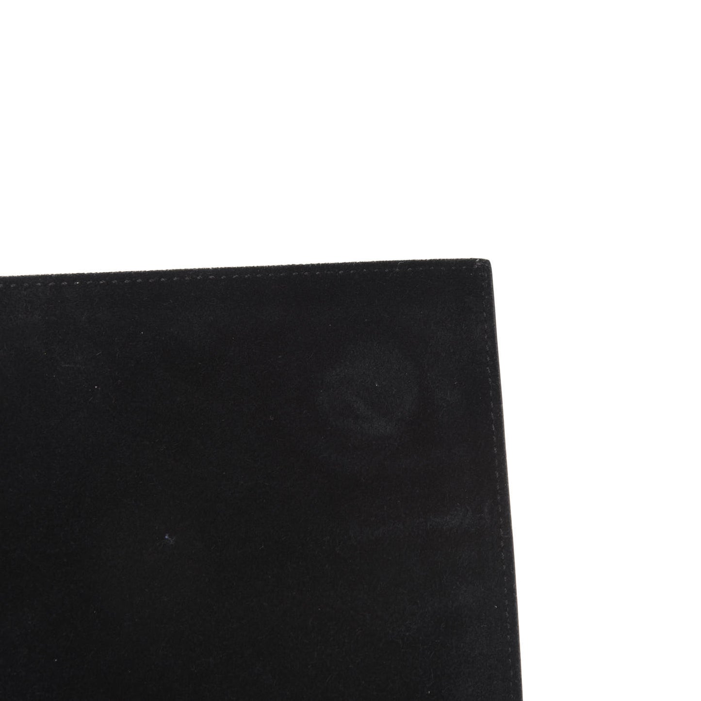 Smooth Calfskin Suede Medium Reversible Monogram Kate Satchel Black