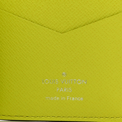 Louis Vuitton Monogram Taiga Pocket Organizer Yellow 6 of 8