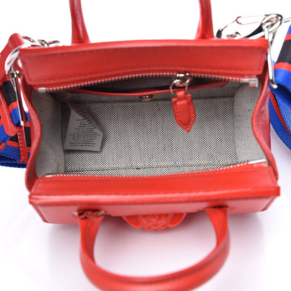 Versace Calfskin Small Palazzo Empire Bag Red 6 of 14