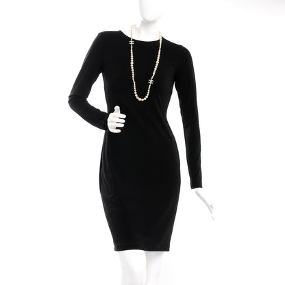 Chanel Graduated Pearl CC Long Necklace Silver 2 of 5