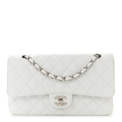 Chanel Caviar Quilted Medium Double Flap White 1 of 10