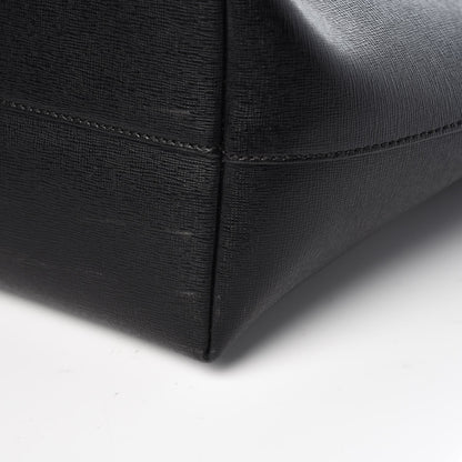 Fendi Vitello Elite Cuoio Monster Buggies Medium Roll Tote Black Multicolor Blue Cobalto 11 of 11