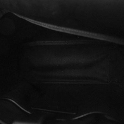 Versace Coated Canvas Calfskin La Greca Signature Backpack Black Grey 5 of 9
