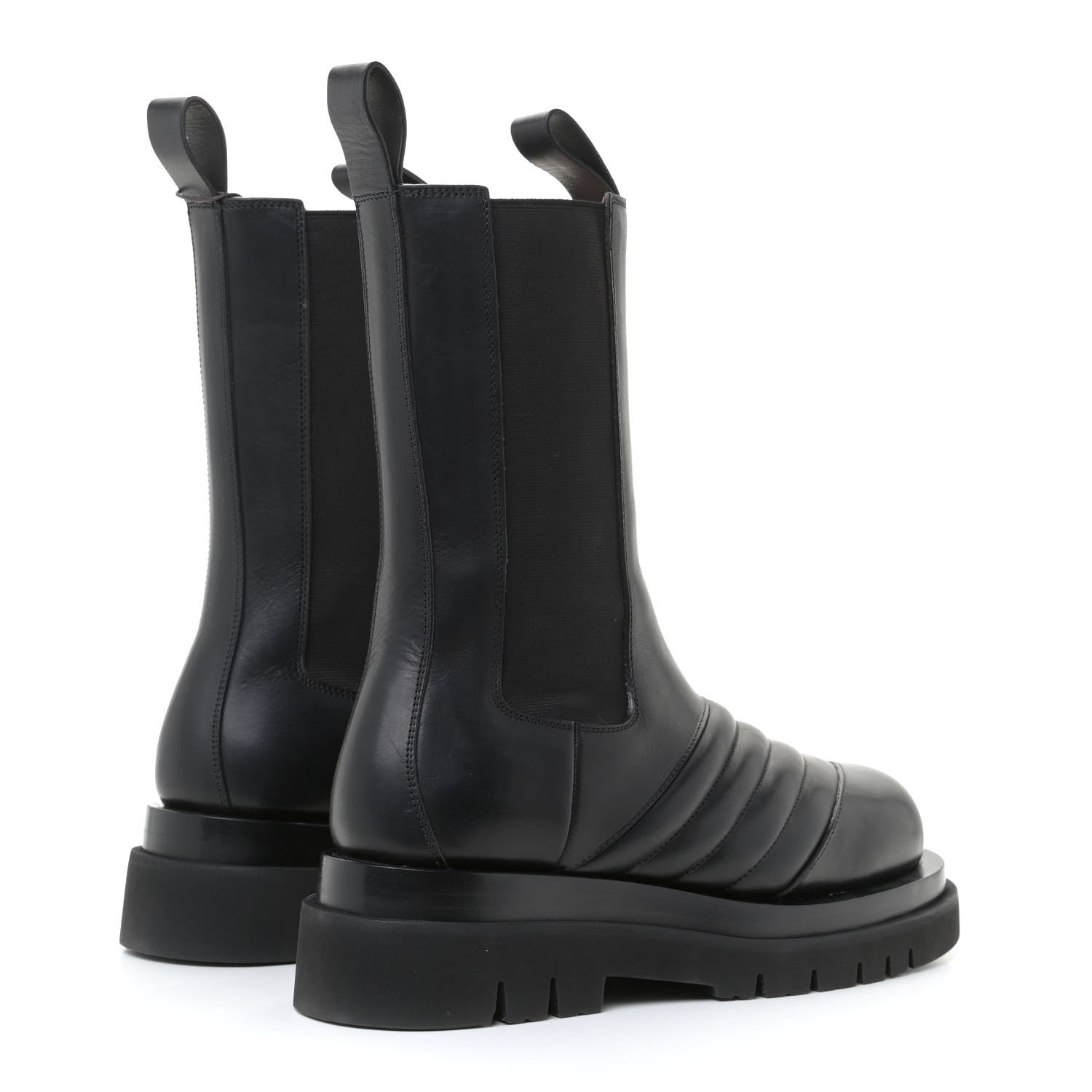 Bottega Veneta Calfskin Chelsea Boots 39 Black 3 of 11