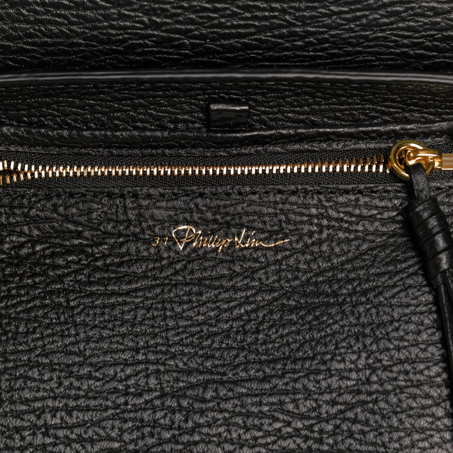 3.1 Phillip Lim Textured Calfskin Mini Pashli Satchel Black 6 of 13