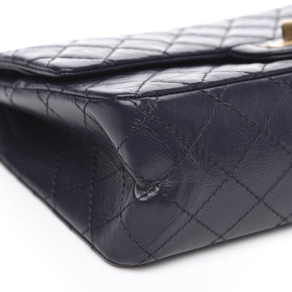 Chanel Aged Calfskin Quilted 2.55 Reissue 225 Flap Navy 8 of 11