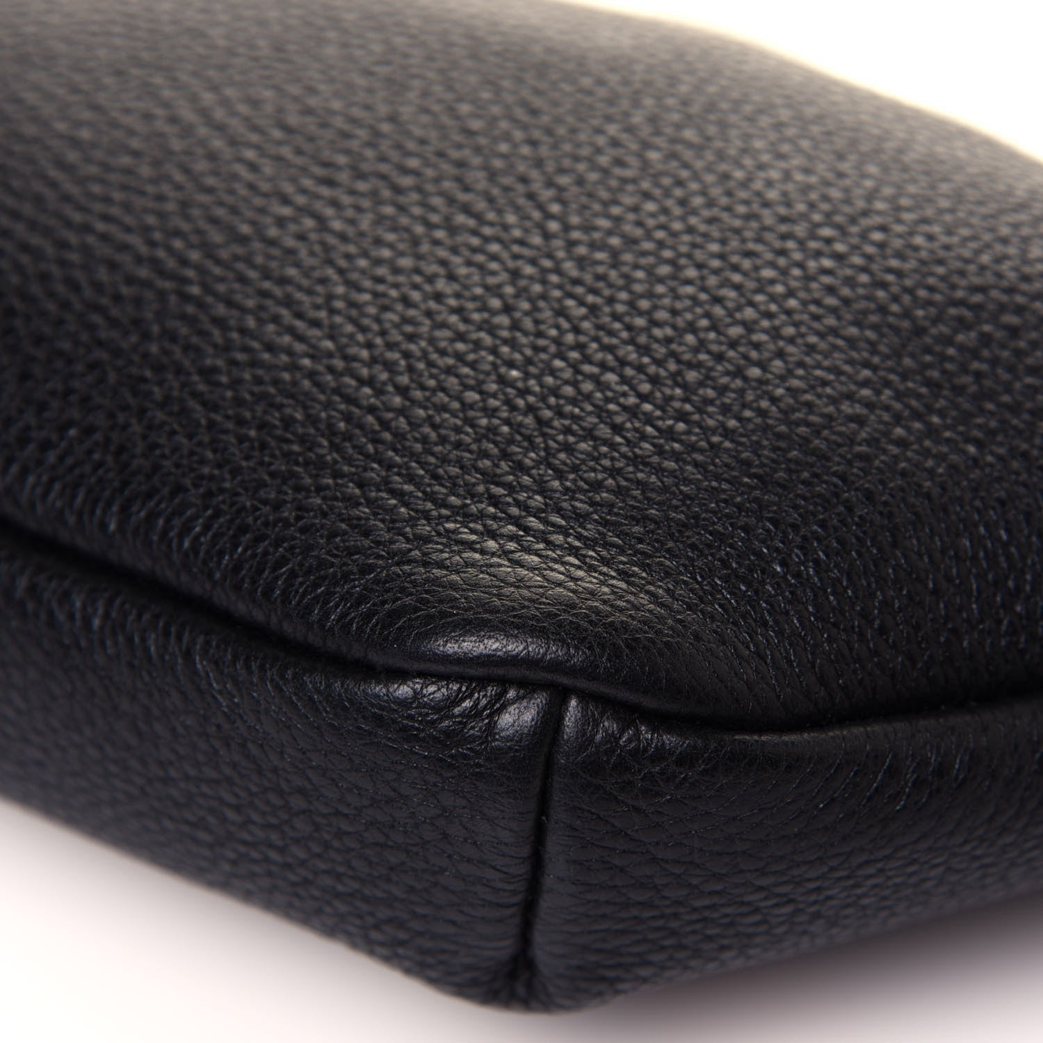 Gucci Grained Calfskin Small Logo Belt Bag Black 11 of 11