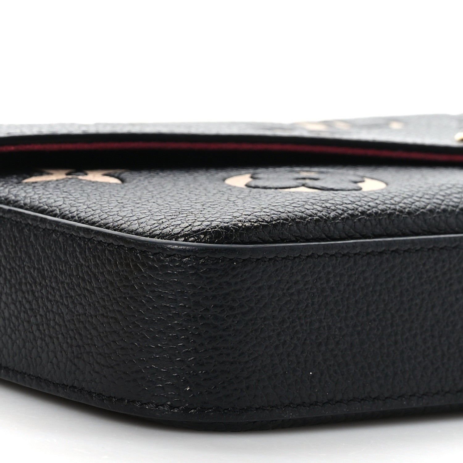 Louis Vuitton Empreinte Monogram Giant Felicie Pochette Black Beige 7 of 8