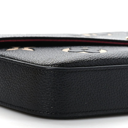 Louis Vuitton Empreinte Monogram Giant Felicie Pochette Black Beige 7 of 8