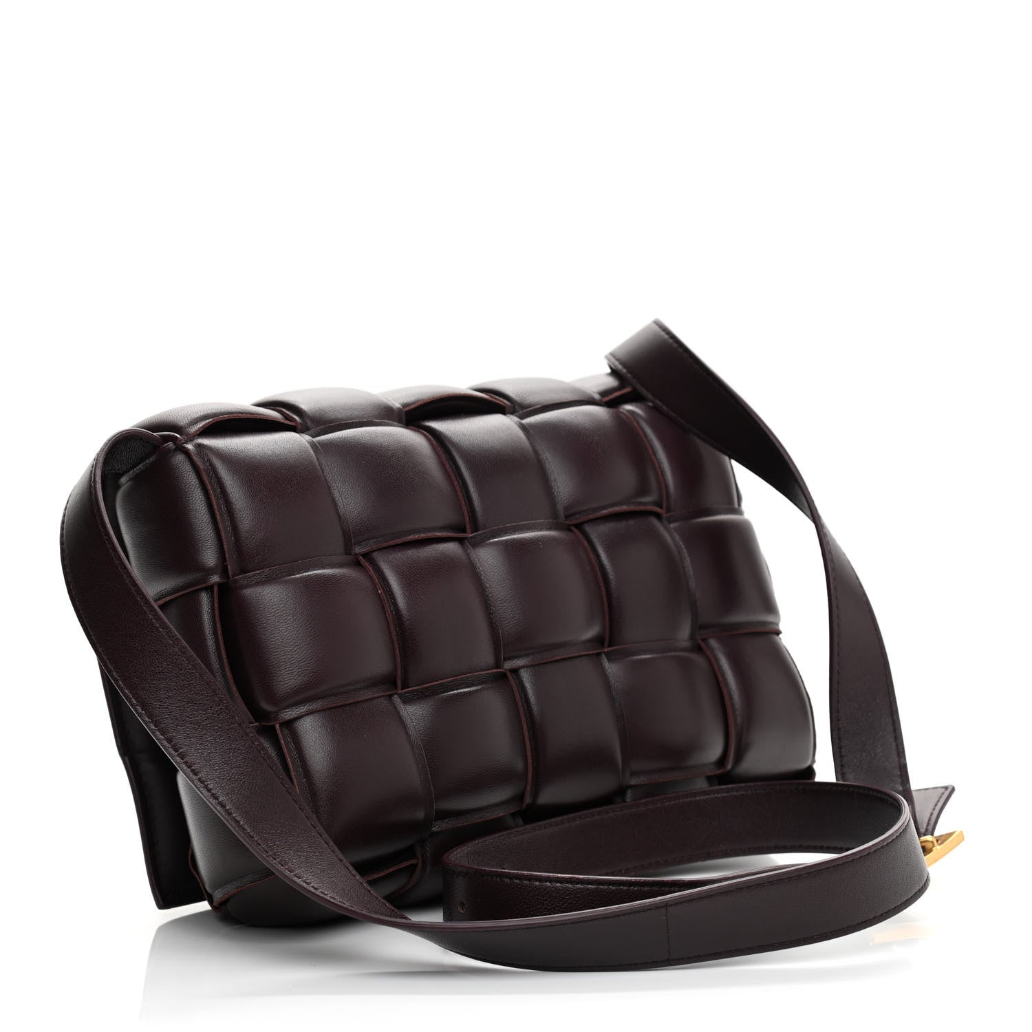 Bottega Veneta Nappa Maxi Intreccio Padded Cassette Crossbody Bag Grape 3 of 11