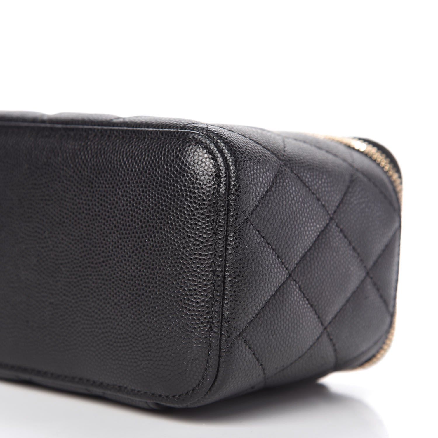 Chanel Caviar Quilted Small Vanity Case With Chain Black 7 of 11