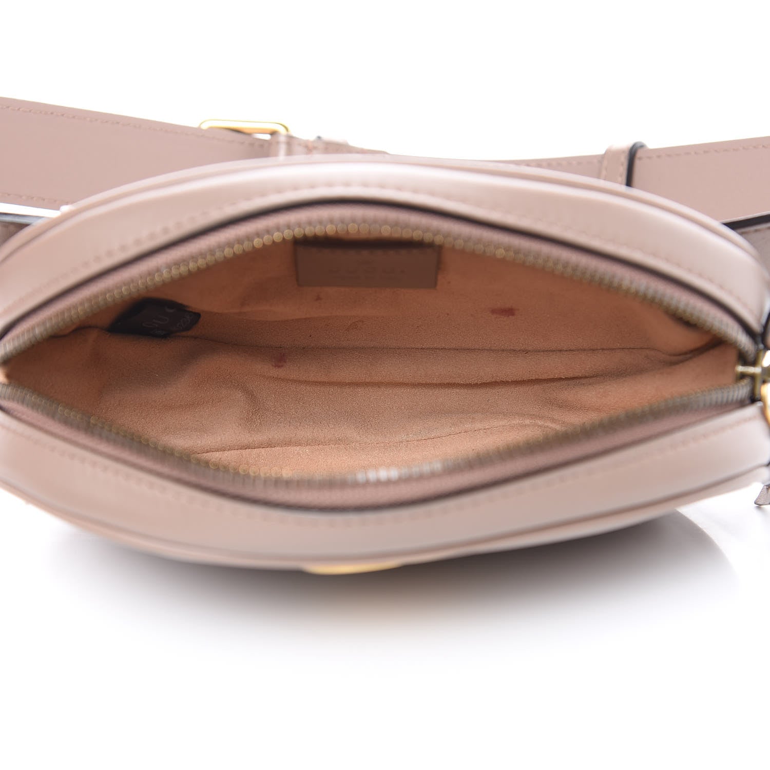 Gucci Calfskin Matelasse GG Marmont Belt Bag 85 34 Porcelain Rose 5 of 13