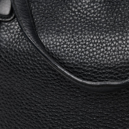 Gucci Pebbled Calfskin Small Soho Top Handle Bag Black 8 of 14