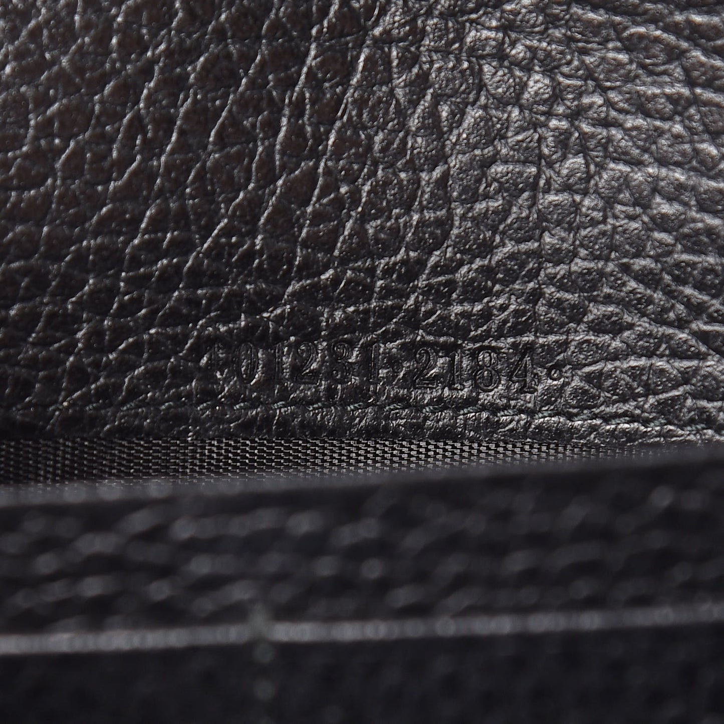 Calfskin Mini Dionysus Chain Wallet Black