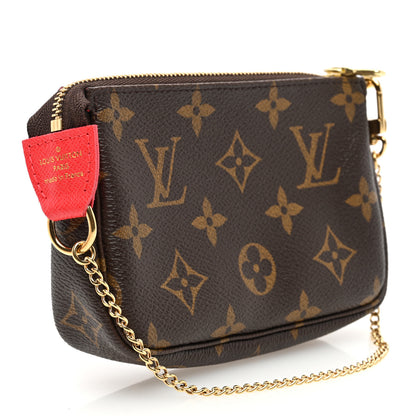 Louis Vuitton Monogram 2021 Christmas Animation London Mini Pochette Accessories Red 3 of 10