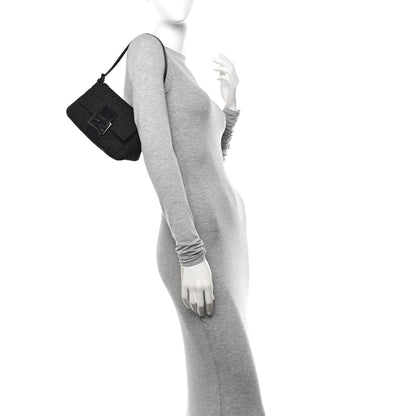 Fendi Zucchino Mini Mama Baguette Black 2 of 10