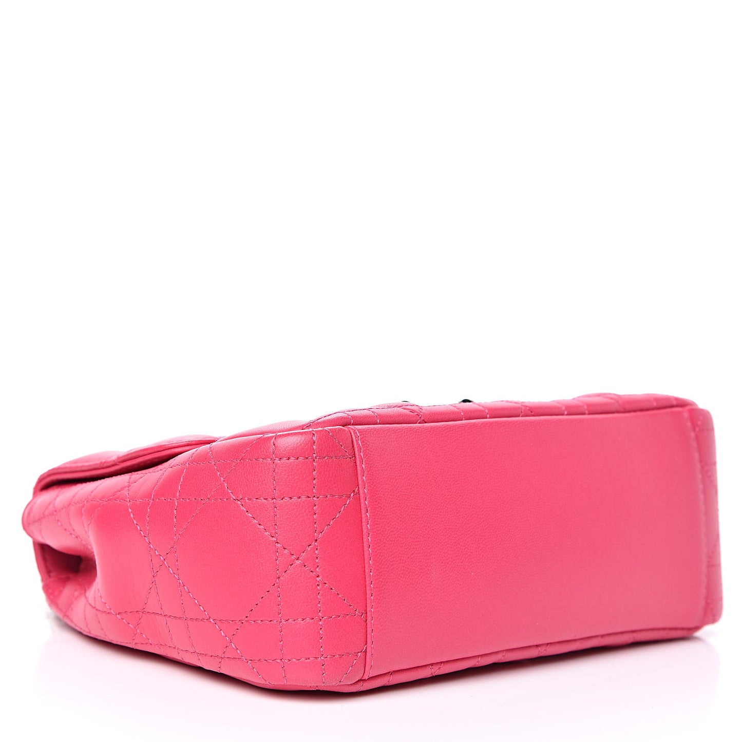 Lambskin Cannage Mini Miss Dior Flap Fuchsia