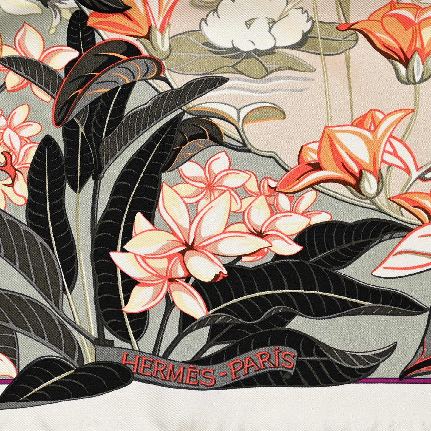 Silk Flamingo Party Scarf 90