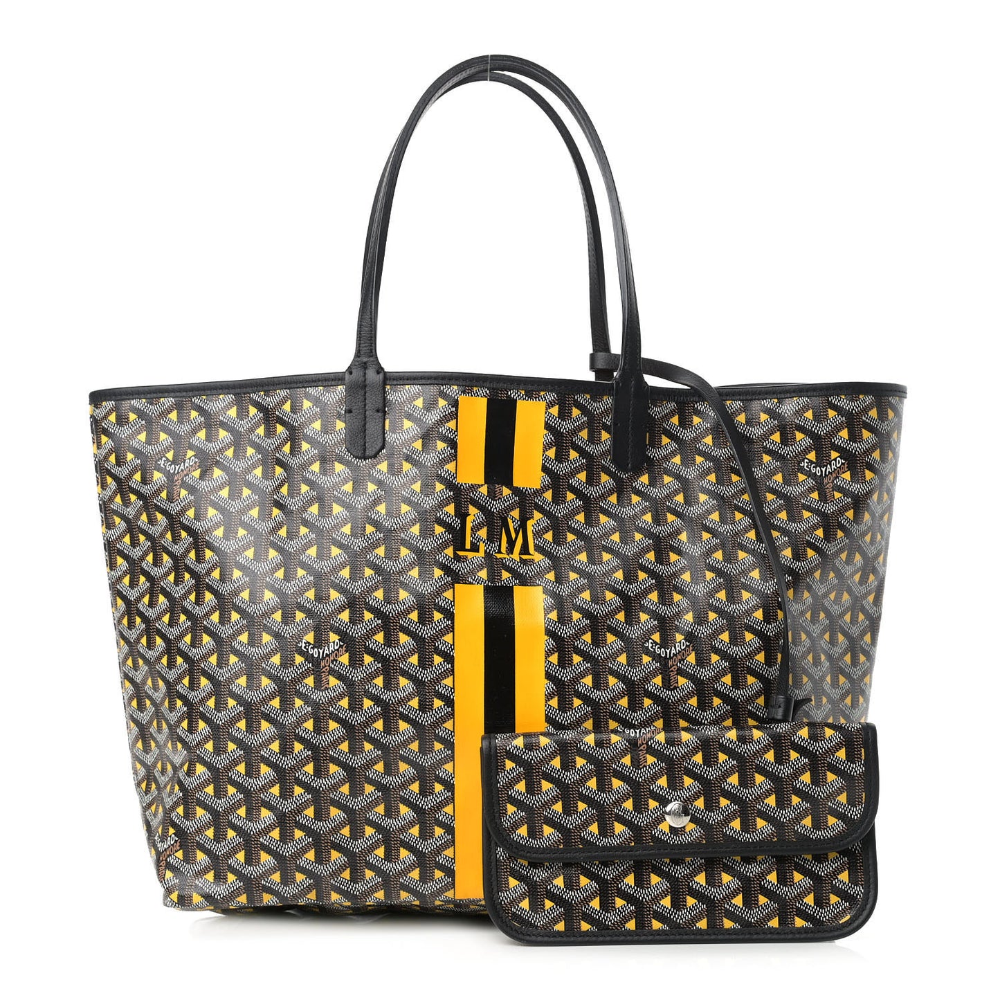 Goyardine Saint Louis Claire Voie PM Black Yellow