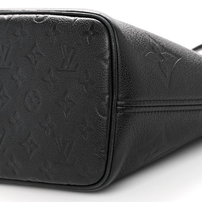 Louis Vuitton Empreinte Monogram Giant Neverfull MM Black 10 of 12