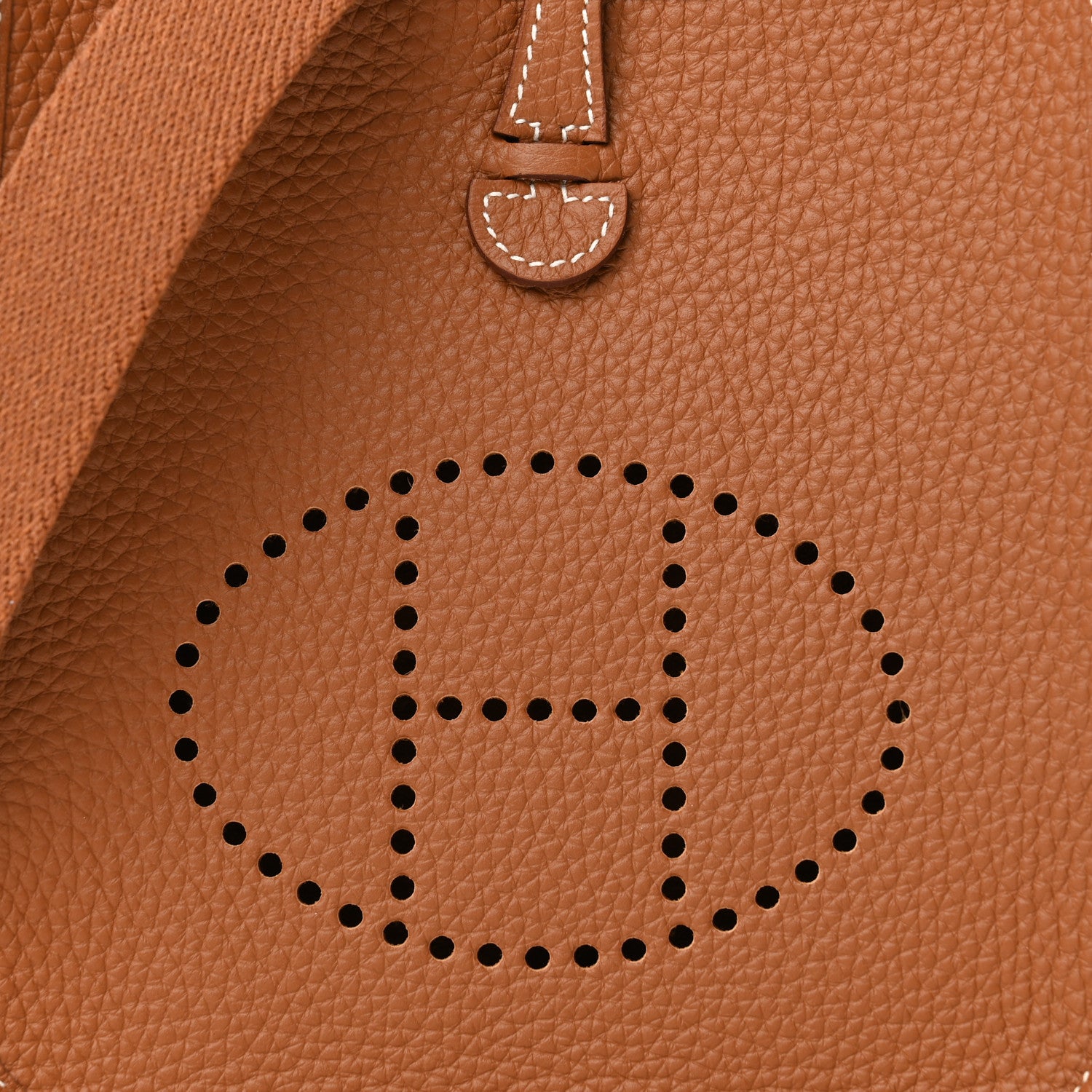 Hermes Taurillon Clemence Evelyne TPM Gold 8 of 11